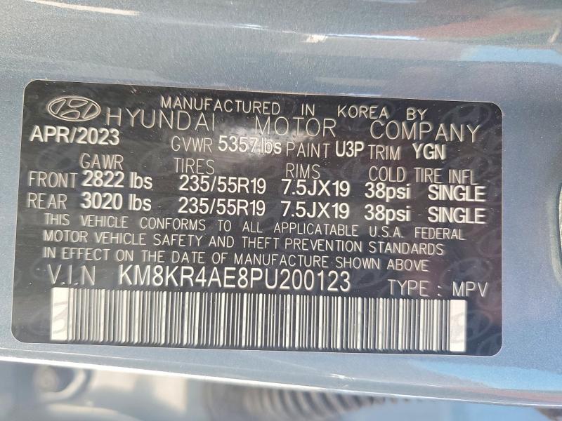 63891266 :رقم المزاد ، KM8KR4AE8PU200123 vin ، 2023 Hyundai Ioniq 5 مزاد بيع