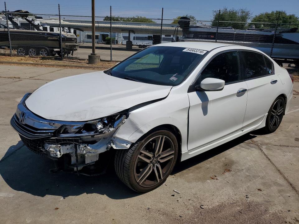 2017 Honda Accord მანქანა იყიდება აუქციონზე, vin: 1HGCR2F64HA073406, აუქციონის ნომერი: 64663316