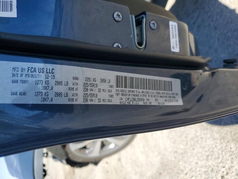Продажа на аукционе авто 2020 Jeep Grand Cherokee, vin: 1C4PJLDB8LD585450, номер лота: 63889456