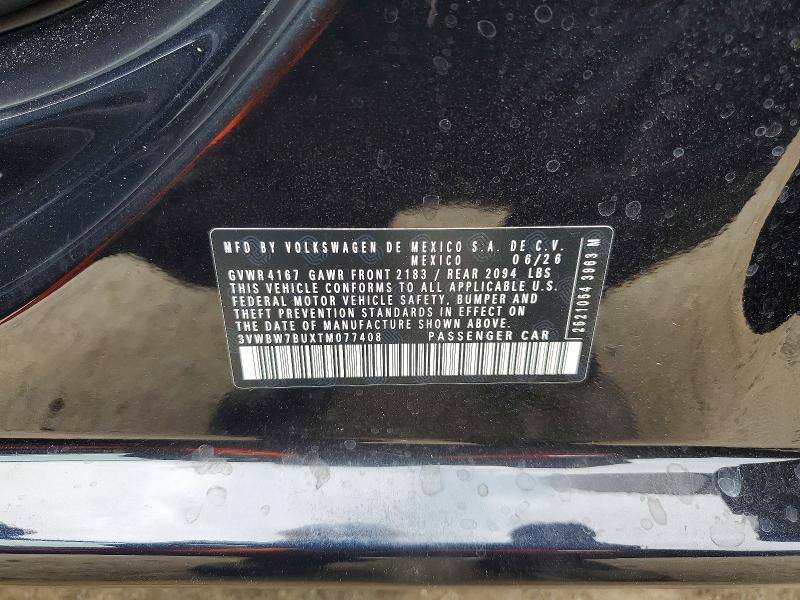 Aukcja sprzedaży 2026 Volkswagen Jetta, vin: 3VWBW7BUXTM077408, numer aukcji: 64225896