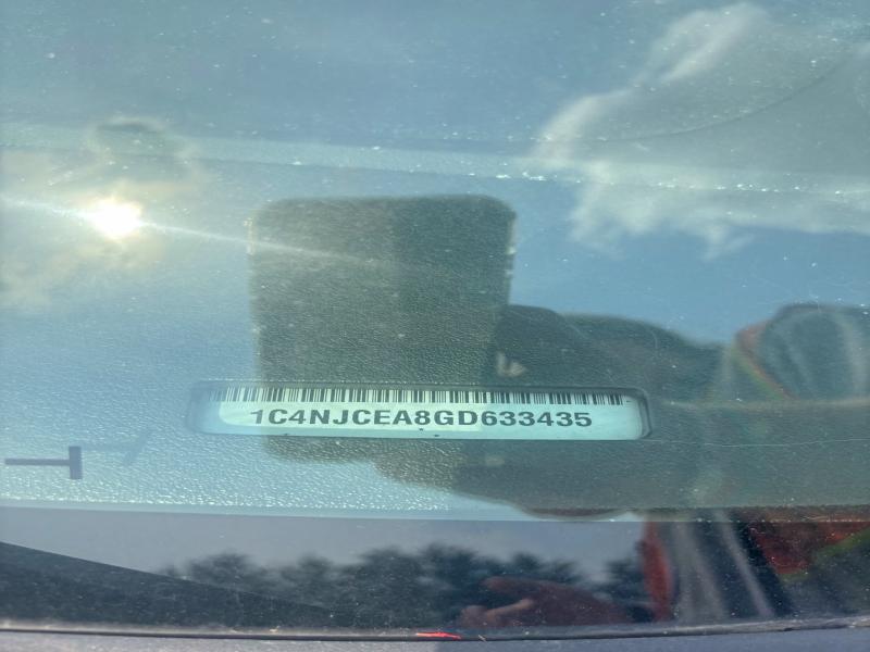 Продажа на аукционе авто 2016 Jeep Compass, vin: 1C4NJCEA8GD633435, номер лота: 63526556
