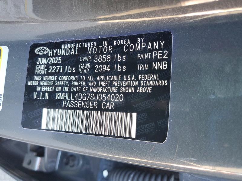 65486656 :رقم المزاد ، KMHLL4DG7SU054020 vin ، 2025 Hyundai Elantra مزاد بيع