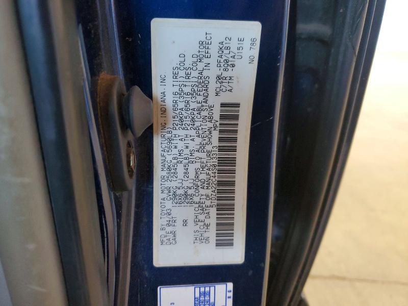 Продаж на аукціоні авто 2004 Toyota Sienna, vin: 5TDZA22C44S013313, номер лоту: 63447116