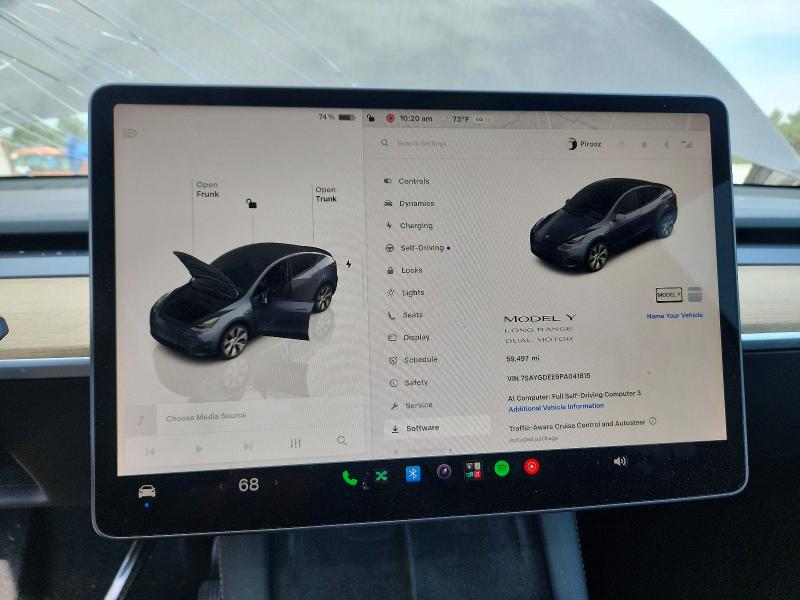 Aukcja sprzedaży 2023 Tesla Model Y, vin: 7SAYGDEE9PA041815, numer aukcji: 65895786