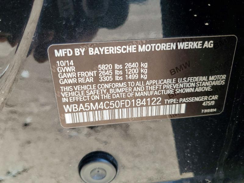 Aukcja sprzedaży 2015 Bmw 535, vin: WBA5M4C50FD184122, numer aukcji: 66904676