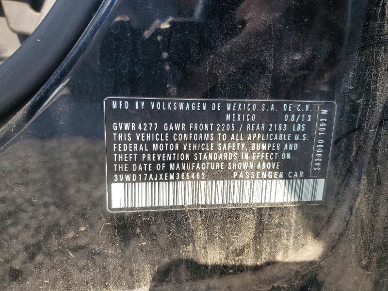 Aukcja sprzedaży 2014 Volkswagen Jetta, vin: 3VWD17AJXEM365463, numer aukcji: 66888756