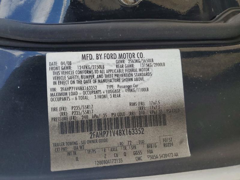 Продаж на аукціоні авто 2008 Ford Crown Victor, vin: 2FAHP71V48X163352, номер лоту: 66357086