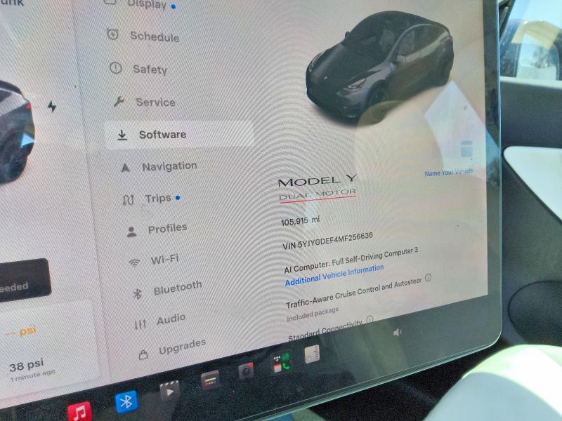 Продажа на аукционе авто 2021 Tesla Model Y, vin: 5YJYGDEF4MF256636, номер лота: 64499026