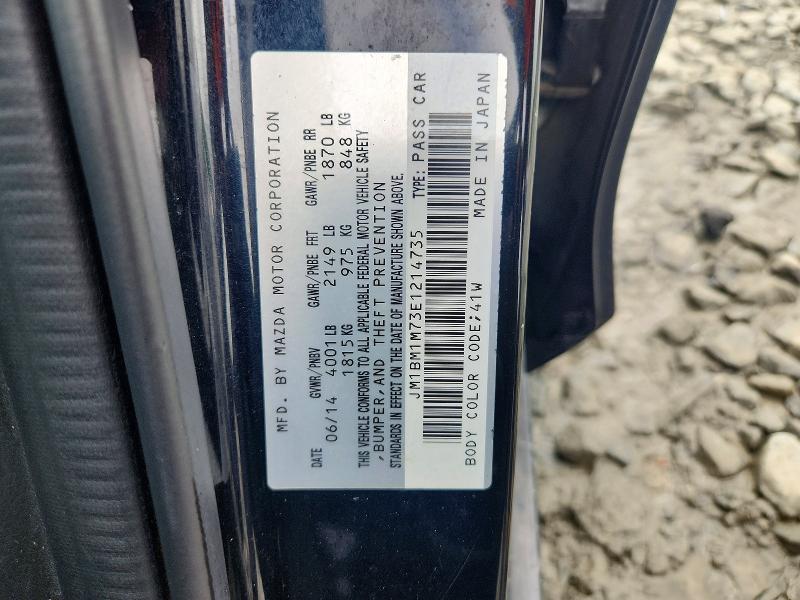 Продаж на аукціоні авто 2014 Mazda 3, vin: JM1BM1M73E1214735, номер лоту: 64062546