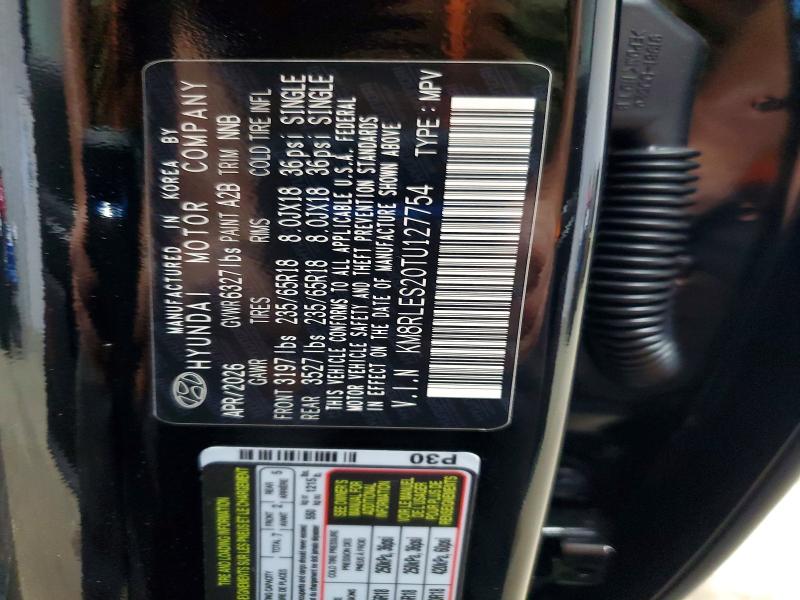 Продаж на аукціоні авто 2026 Hyundai Palisade, vin: KM8RLES20TU127754, номер лоту: 63883876