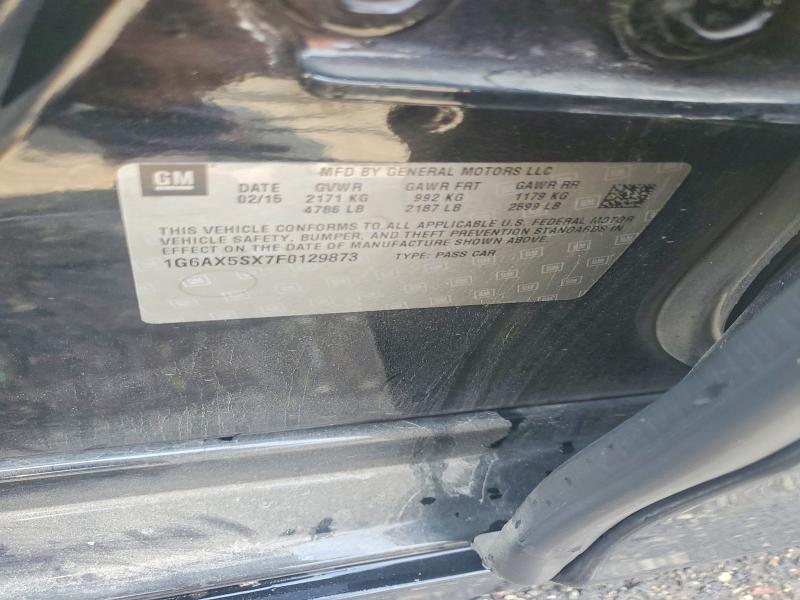 Продажа на аукционе авто 2015 Cadillac Cts, vin: 1G6AX5SX7F0129873, номер лота: 64797396