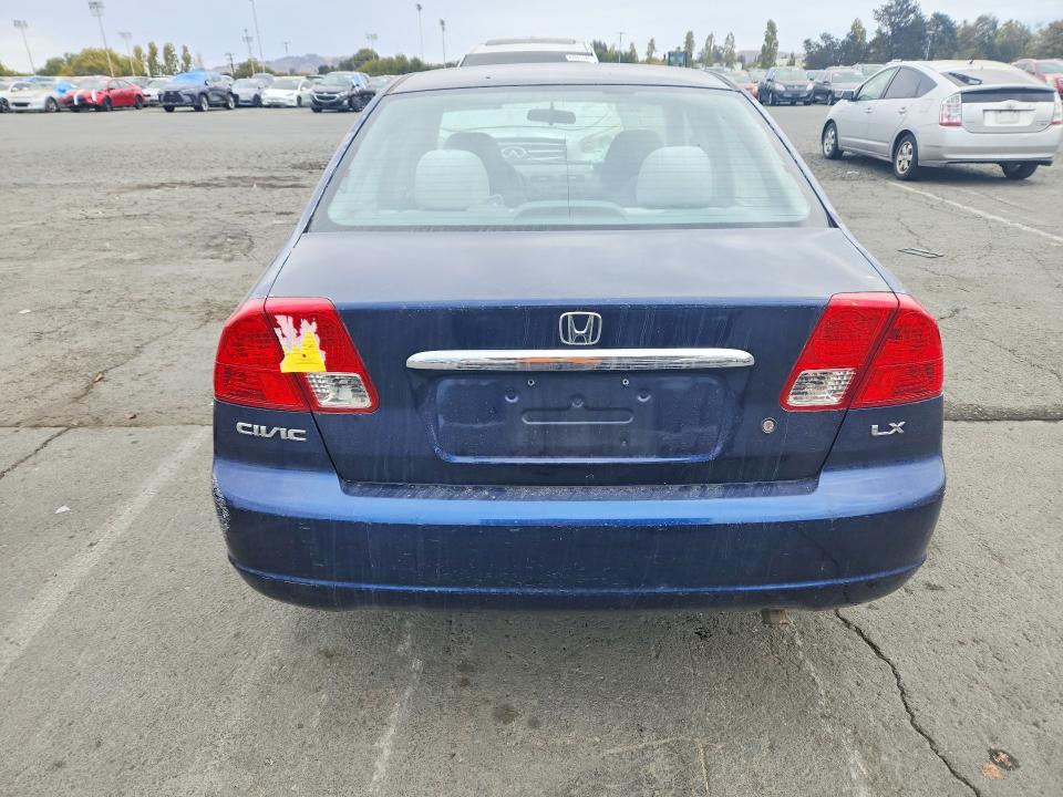 66592386 :رقم المزاد ، 2HGES16523H585898 vin ، 2003 Honda Civic مزاد بيع