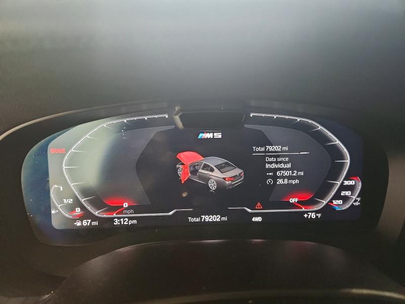 Продаж на аукціоні авто 2022 Bmw M5, vin: WBS83CH08NCK34112, номер лоту: 66739096