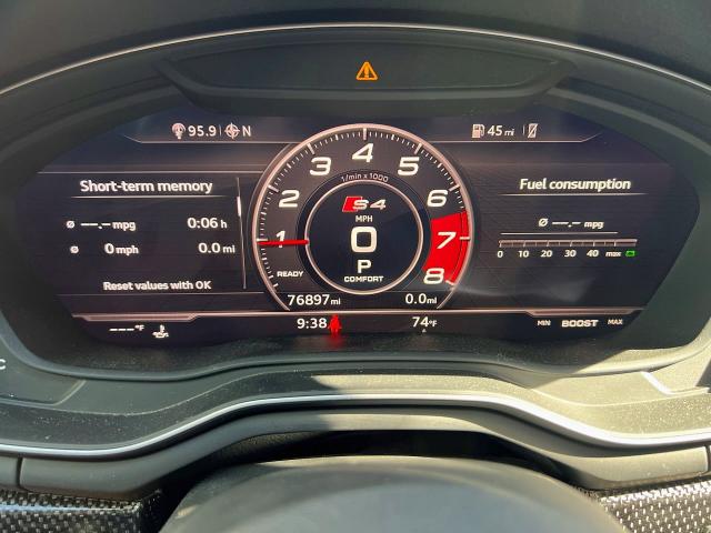 Aukcja sprzedaży 2018 Audi S4, vin: WAUC4AF42JA002570, numer aukcji: 65604476
