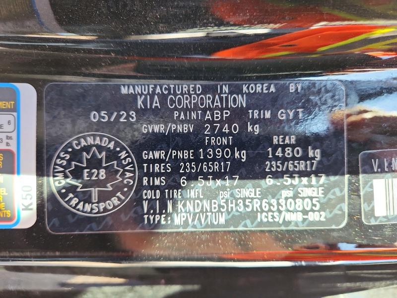 Aukcja sprzedaży 2024 Kia Carnival, vin: KNDNB5H35R6330805, numer aukcji: 63127286