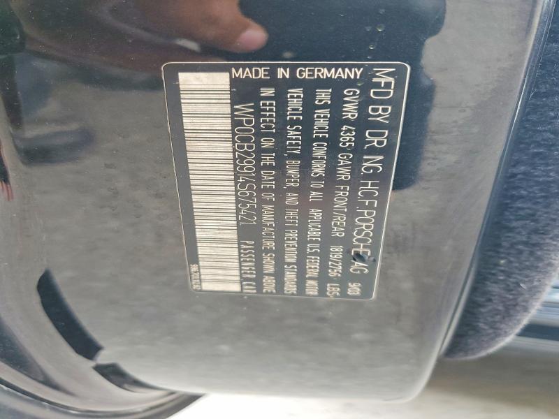 2004 Porsche 911 მანქანა იყიდება აუქციონზე, vin: WP0CB29914S675421, აუქციონის ნომერი: 66244806