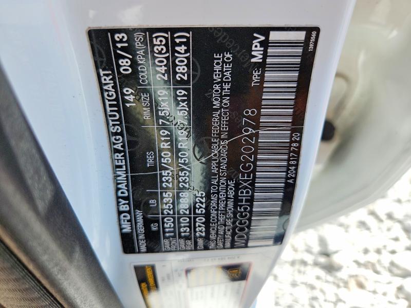 Продаж на аукціоні авто 2014 Mercedes-benz Glk, vin: WDCGG5HBXEG202978, номер лоту: 63798316