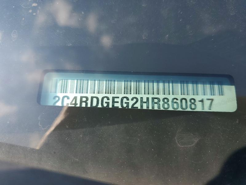 65340416 :رقم المزاد ، 2C4RDGEG2HR860817 vin ، 2017 Dodge Grand Caravan مزاد بيع