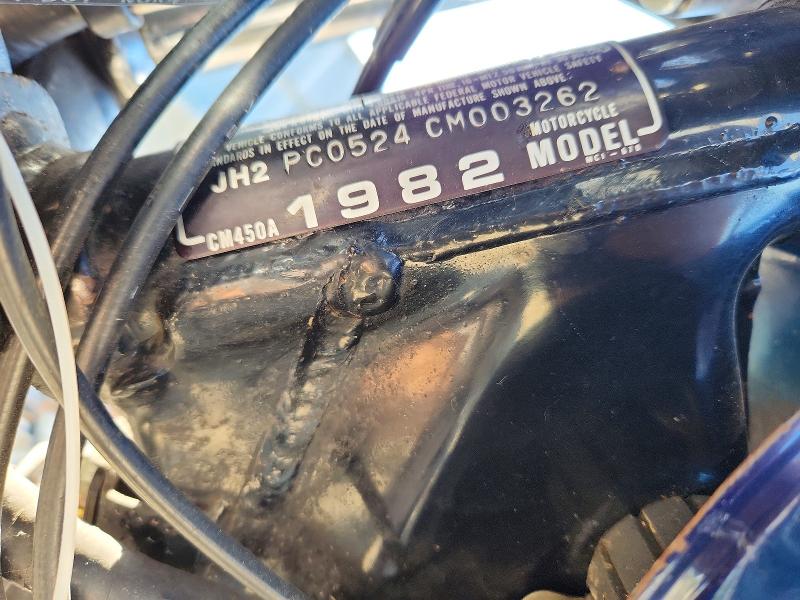 Продаж на аукціоні авто 1982 Honda Cm450, vin: JH2PC0524CM003262, номер лоту: 66164726