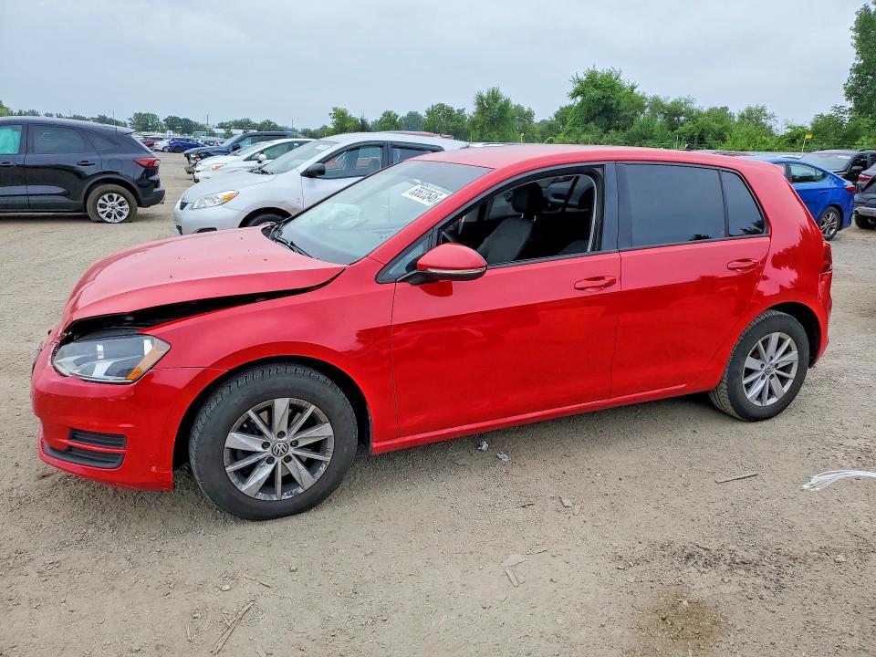 2015 Volkswagen Golf მანქანა იყიდება აუქციონზე, vin: 3VW217AU3FM040432, აუქციონის ნომერი: 65623546