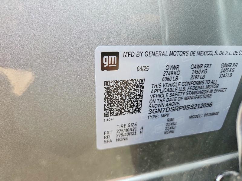 64211366 :رقم المزاد ، 3GN7DSRP9SS212056 vin ، 2025 Chevrolet Equinox مزاد بيع