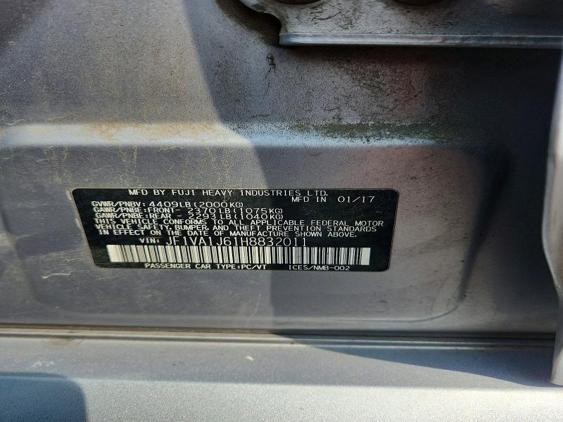 63436356 :رقم المزاد ، JF1VA1J61H8832011 vin ، 2017 Subaru Wrx مزاد بيع