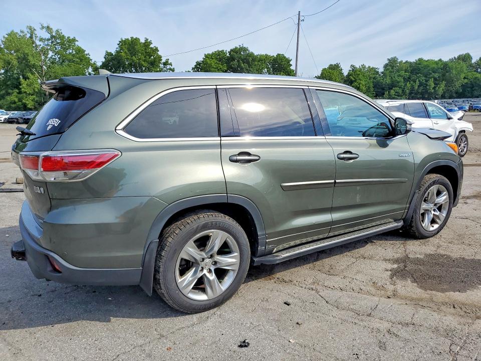 2015 Toyota Highlander Hybrid მანქანა იყიდება აუქციონზე, vin: 5TDDCRFH1FS007538, აუქციონის ნომერი: 62961696