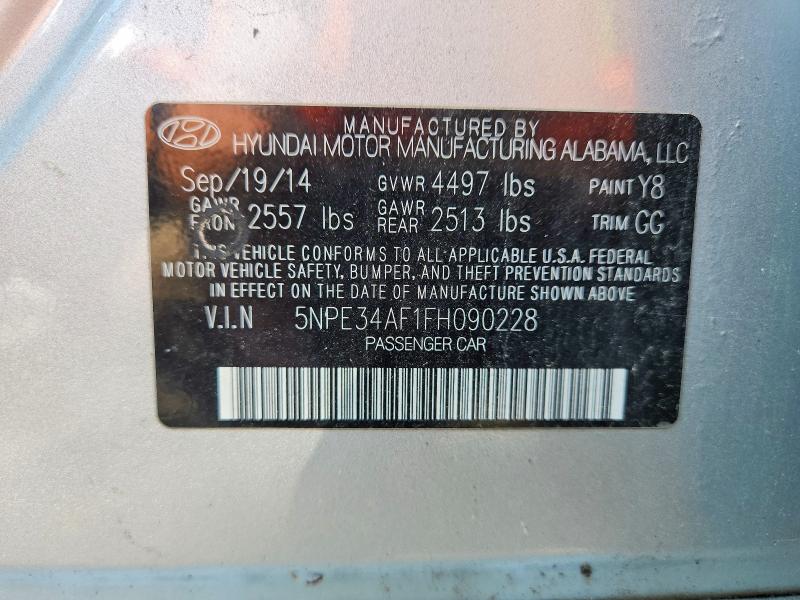 Продаж на аукціоні авто 2015 Hyundai Sonata, vin: 5NPE34AF1FH090228, номер лоту: 64751086