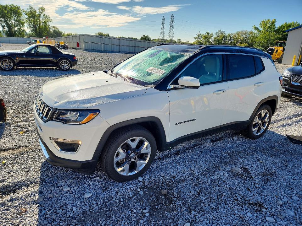 66059866 :رقم المزاد ، 3C4NJCCB6LT205654 vin ، 2020 Jeep Compass مزاد بيع