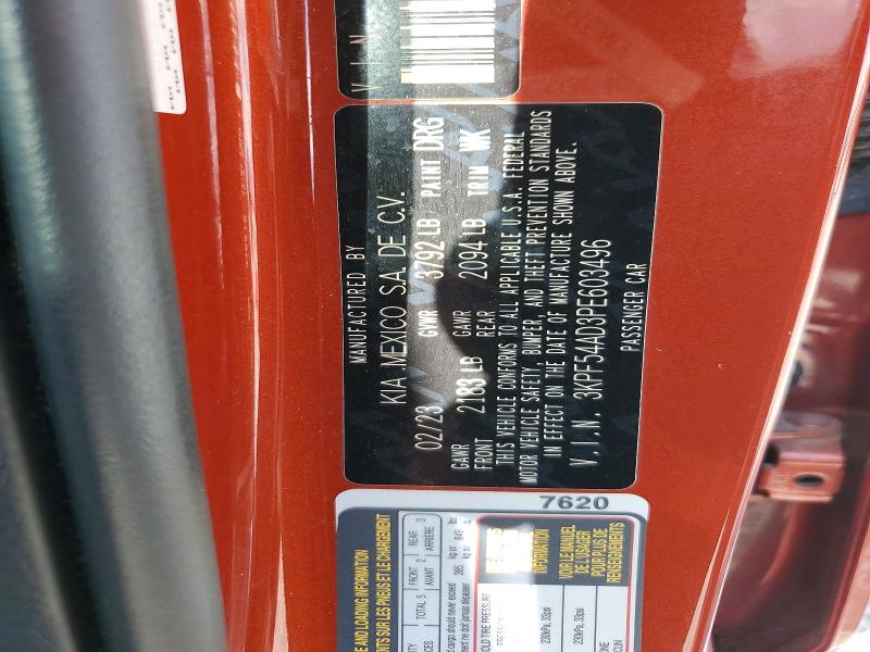 Продаж на аукціоні авто 2023 Kia Forte, vin: 3KPF54AD3PE603496, номер лоту: 64107596