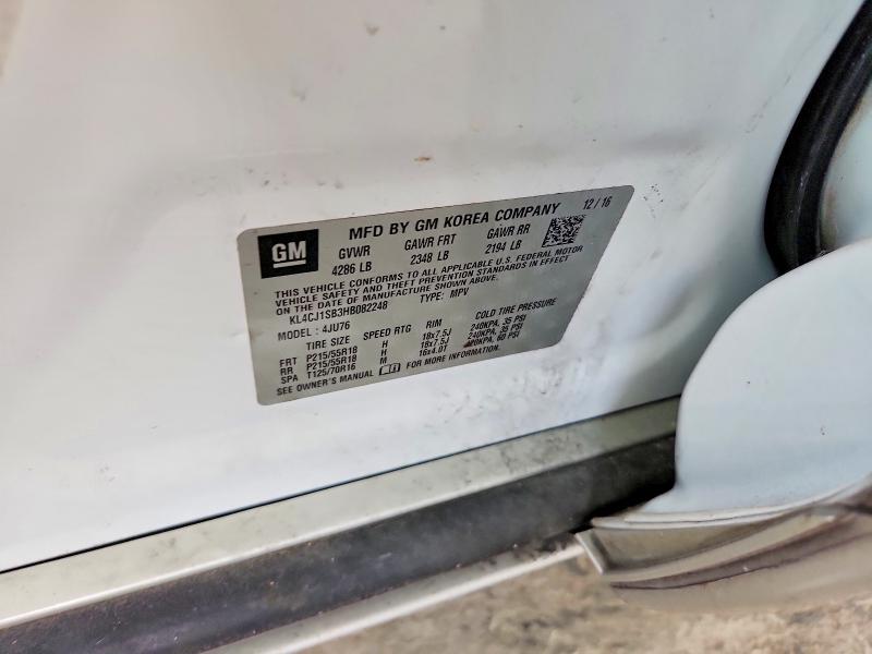 Aukcja sprzedaży 2017 Buick Encore, vin: KL4CJ1SB3HB082248, numer aukcji: 63799606