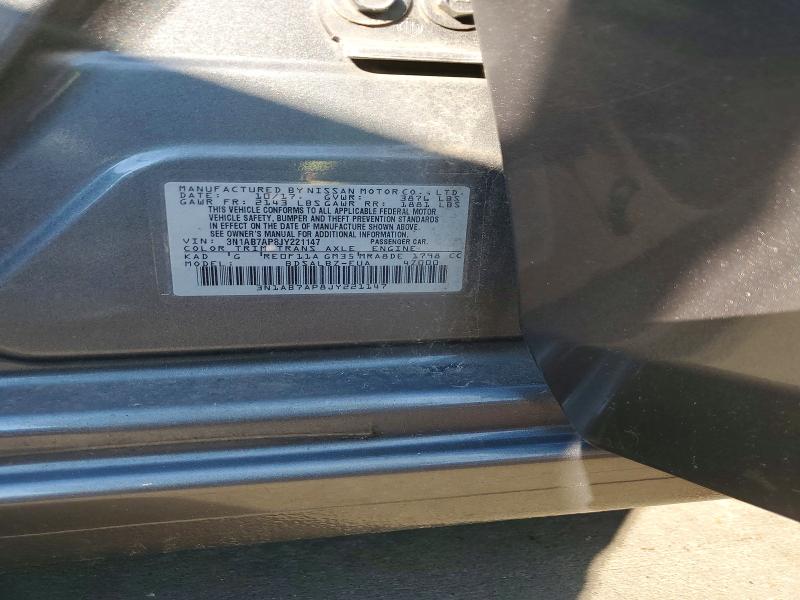 63874426 :رقم المزاد ، 3N1AB7AP8JY221147 vin ، 2018 Nissan Sentra مزاد بيع