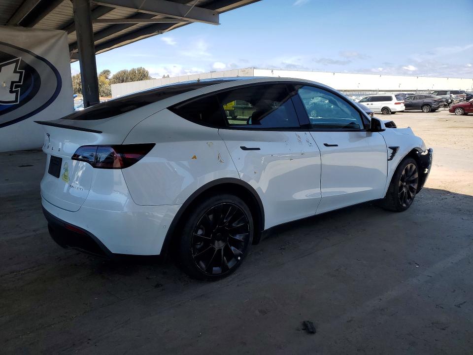 2022 Tesla Model  Y მანქანა იყიდება აუქციონზე, vin: 7SAYGDEEXNF435162, აუქციონის ნომერი: 65231356