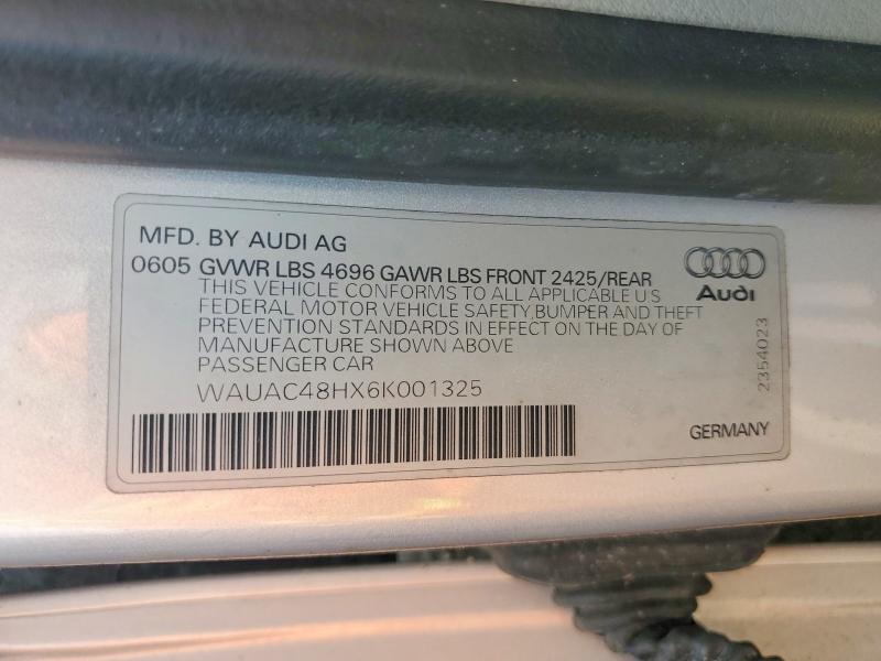 Продаж на аукціоні авто 2006 Audi A4, vin: WAUAC48HX6K001325, номер лоту: 66667786