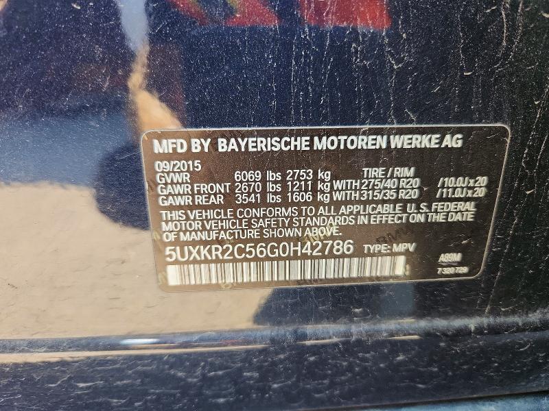 Aukcja sprzedaży 2016 Bmw X5, vin: 5UXKR2C56G0H42786, numer aukcji: 67301916