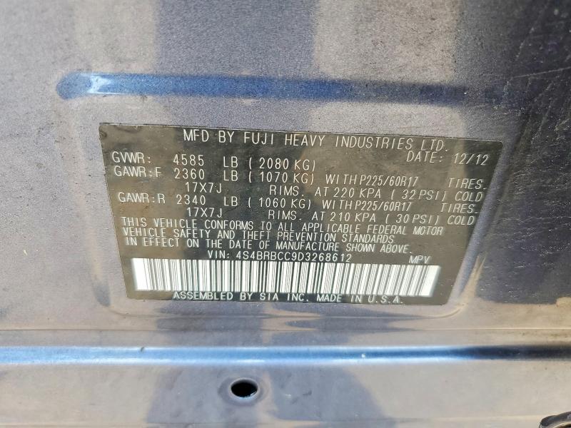 Продаж на аукціоні авто 2013 Subaru Outback, vin: 4S4BRBCC9D3268612, номер лоту: 64203656