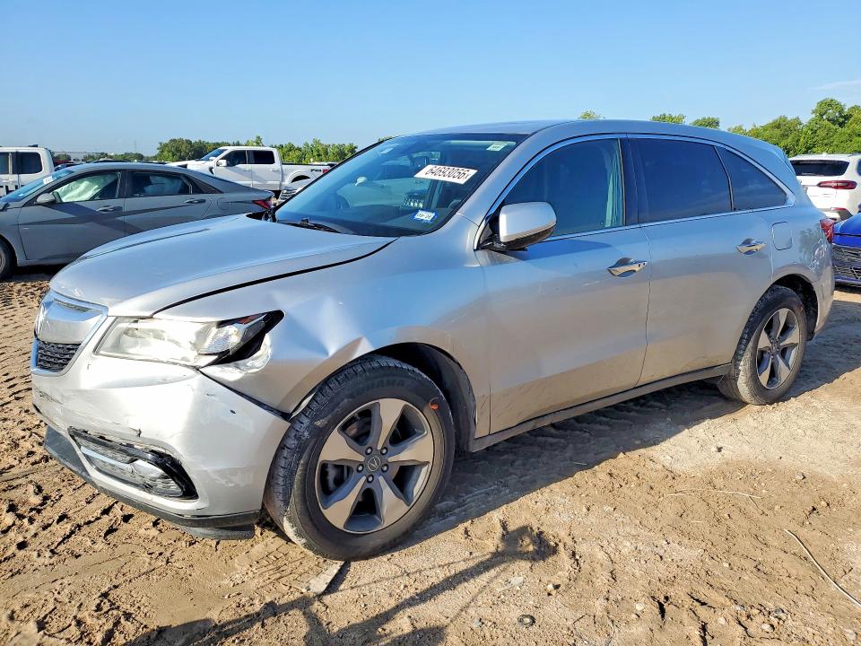 64693056 :رقم المزاد ، 5FRYD4H20FB030158 vin ، 2015 Acura Mdx مزاد بيع