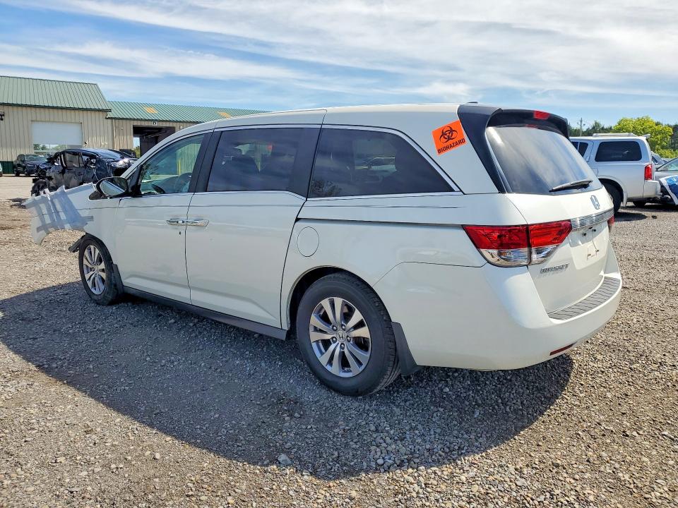 66072536 :رقم المزاد ، 5FNRL5H66FB111604 vin ، 2015 Honda Odyssey مزاد بيع