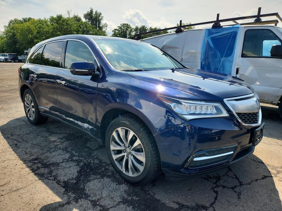 Auction sale of the 2014 Acura Mdx, vin: 5FRYD4H42EB007657, lot number: 64220626