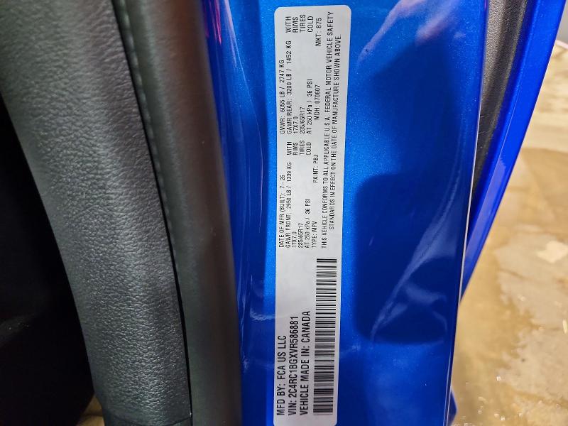 65148726 :رقم المزاد ، 2C4RC1BGXVR586881 vin ، 2027 Chrysler Pacifica مزاد بيع