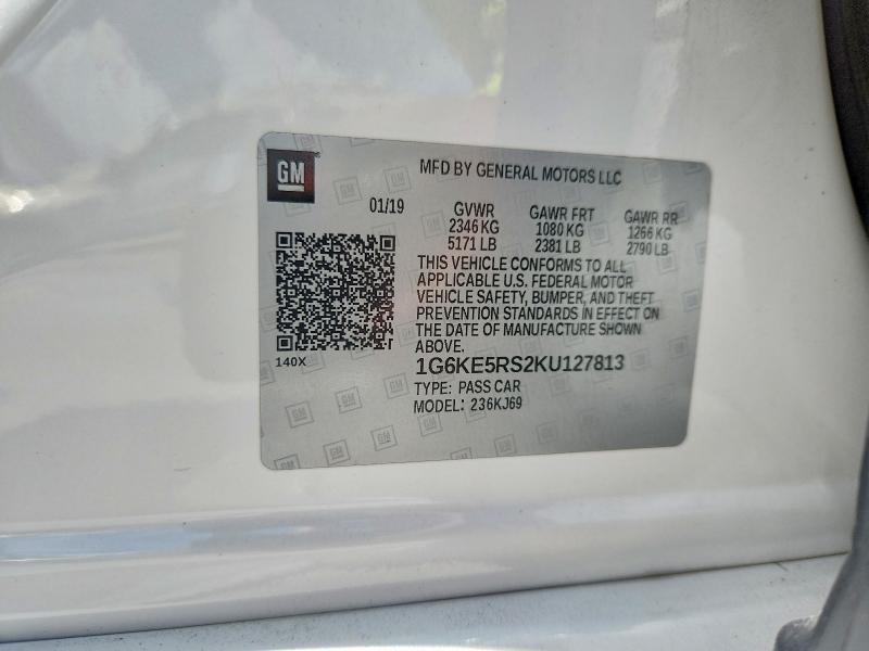 Aukcja sprzedaży 2019 Cadillac Ct6, vin: 1G6KE5RS2KU127813, numer aukcji: 64126676