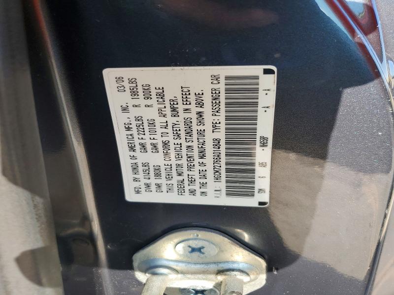 Продаж на аукціоні авто 2006 Honda Accord, vin: 1HGCM72766A014848, номер лоту: 67295956