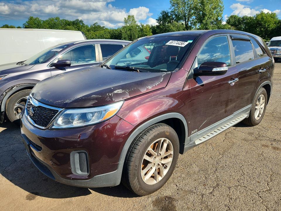 66174456 :رقم المزاد ، 5XYKTCA67EG429948 vin ، 2014 Kia Sorento مزاد بيع