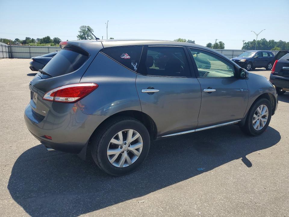 2013 Nissan Murano მანქანა იყიდება აუქციონზე, vin: JN8AZ1MW2DW318711, აუქციონის ნომერი: 65481836
