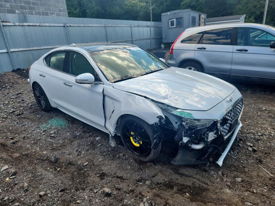 2019 Genesis G70 მანქანა იყიდება აუქციონზე, vin: KMTG44LA2KU031679, აუქციონის ნომერი: 64951046
