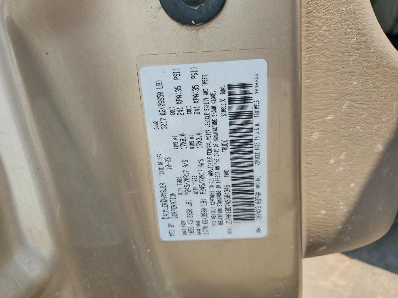 Продаж на аукціоні авто 2004 Dodge Ram 1500, vin: 1D7HA18D74S584345, номер лоту: 64122176
