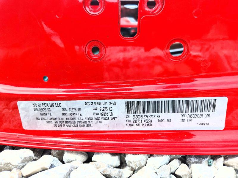 Aukcja sprzedaży 2019 Dodge Challenger, vin: 2C3CDZL97KH719166, numer aukcji: 64124936