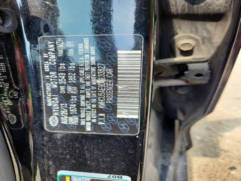 Aukcja sprzedaży 2013 Hyundai Accent, vin: KMHCU5AE9DU133827, numer aukcji: 62942756