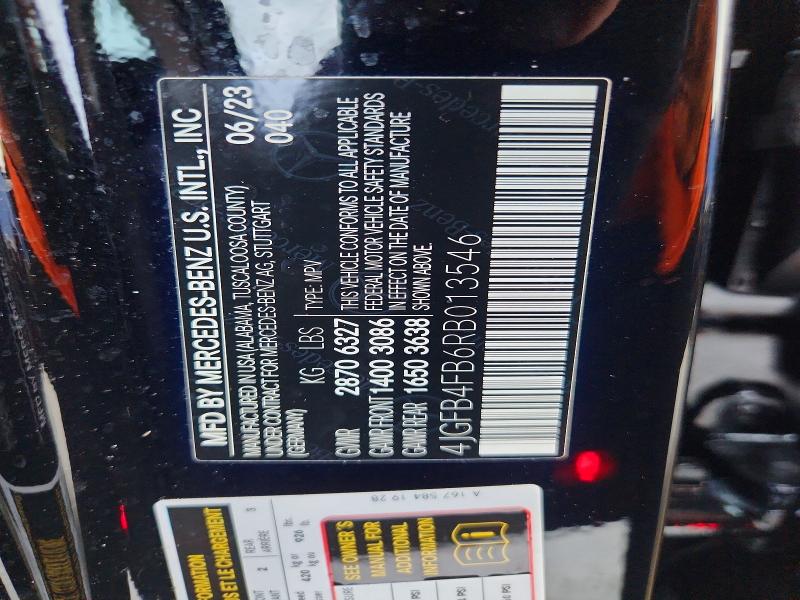 66975506 :رقم المزاد ، 4JGFB4FB6RB013546 vin ، 2024 Mercedes-benz Gle مزاد بيع