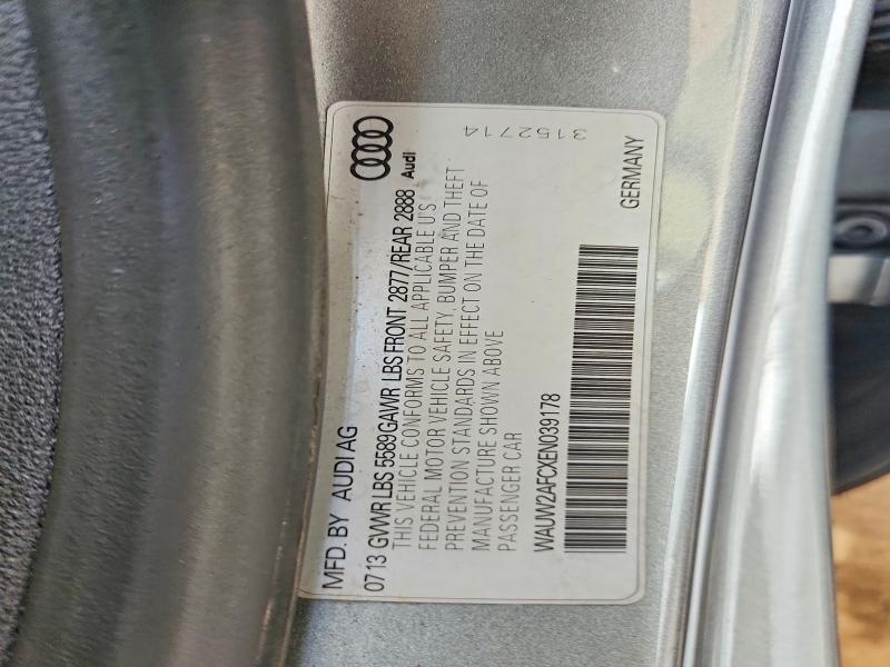 Aukcja sprzedaży 2014 Audi S7, vin: WAUW2AFXEN039178, numer aukcji: 65866926